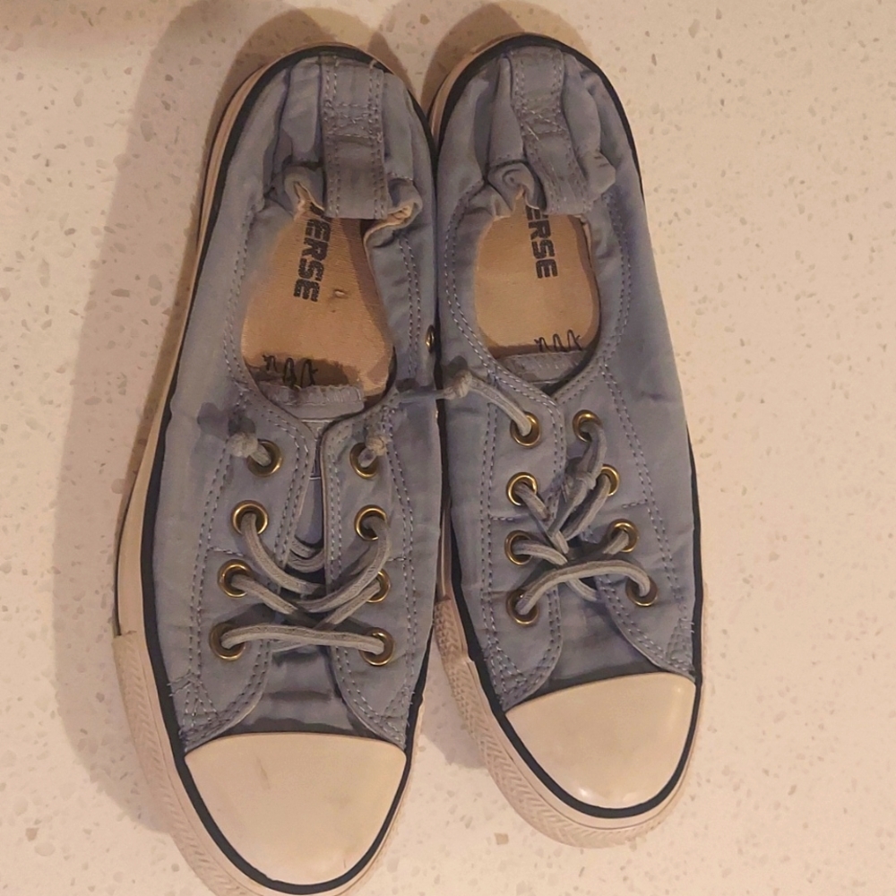 Light Blue Converse shore style